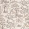 Beige Taupe Performance Grade Global-Inspired Toile Woven Pattern Upholstery Fabric by The Yard - SKU: Elmira Sandstone